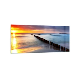 Billede på glas - Lyt til stilheden - 120x50 cm