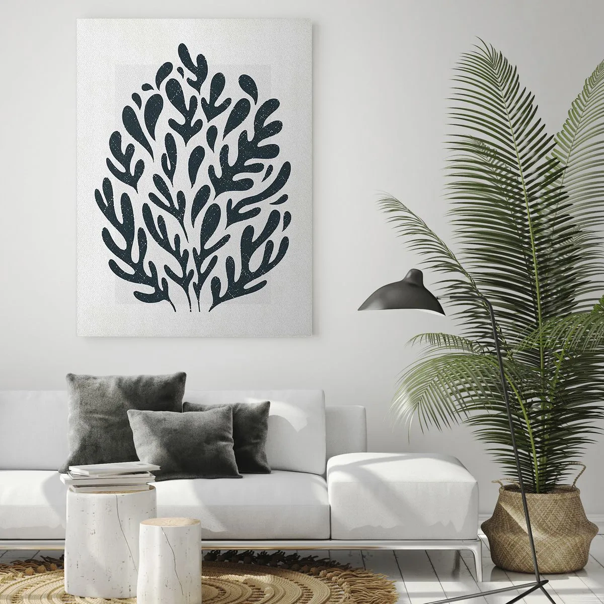 Billede på glas - Naturens former - 70x100 cm