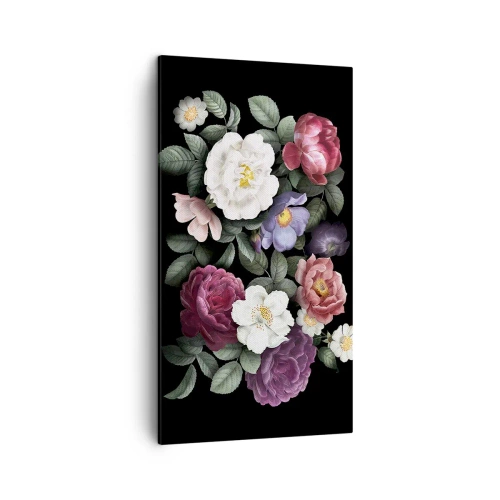 Lærredstryk - Billede på lærred - Fra en engelsk have - 45x80 cm