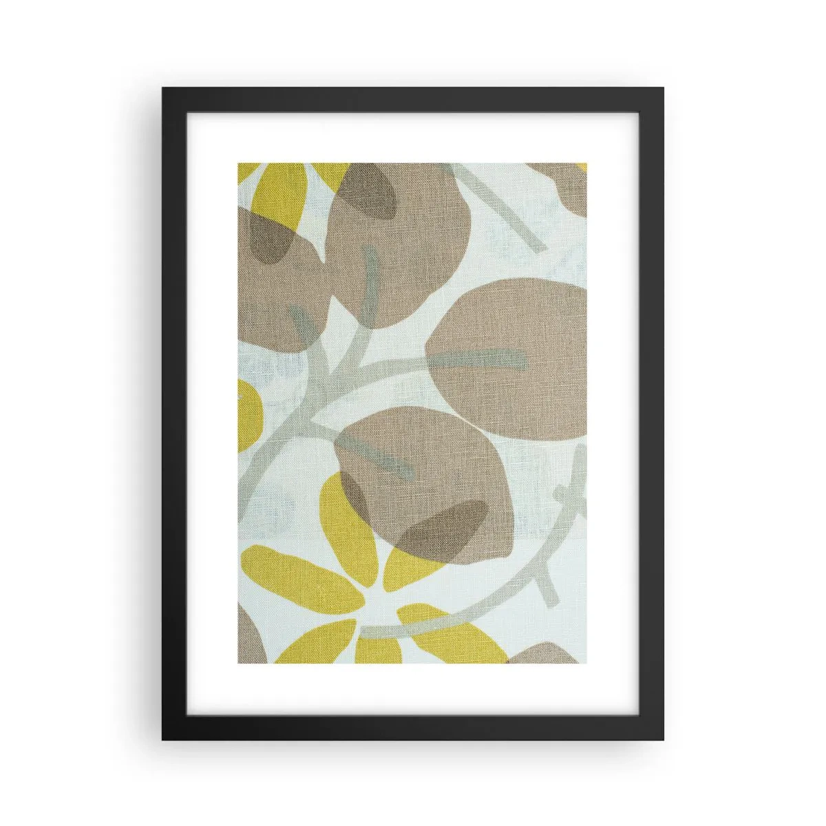 Plakat i sort ramme - Komposition i solskinnet - 30x40 cm