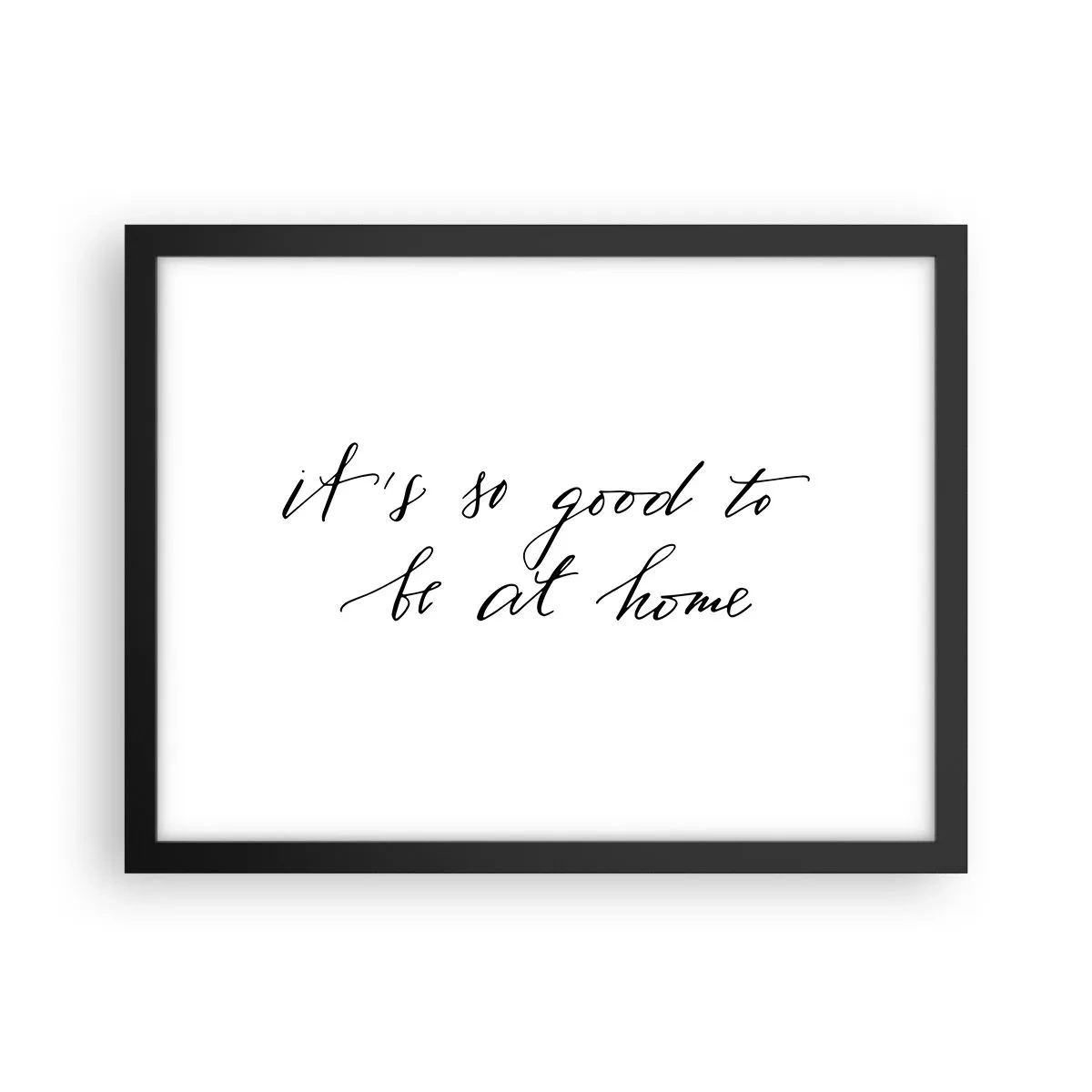 Plakat i sort ramme - Hele sandheden - 40x30 cm