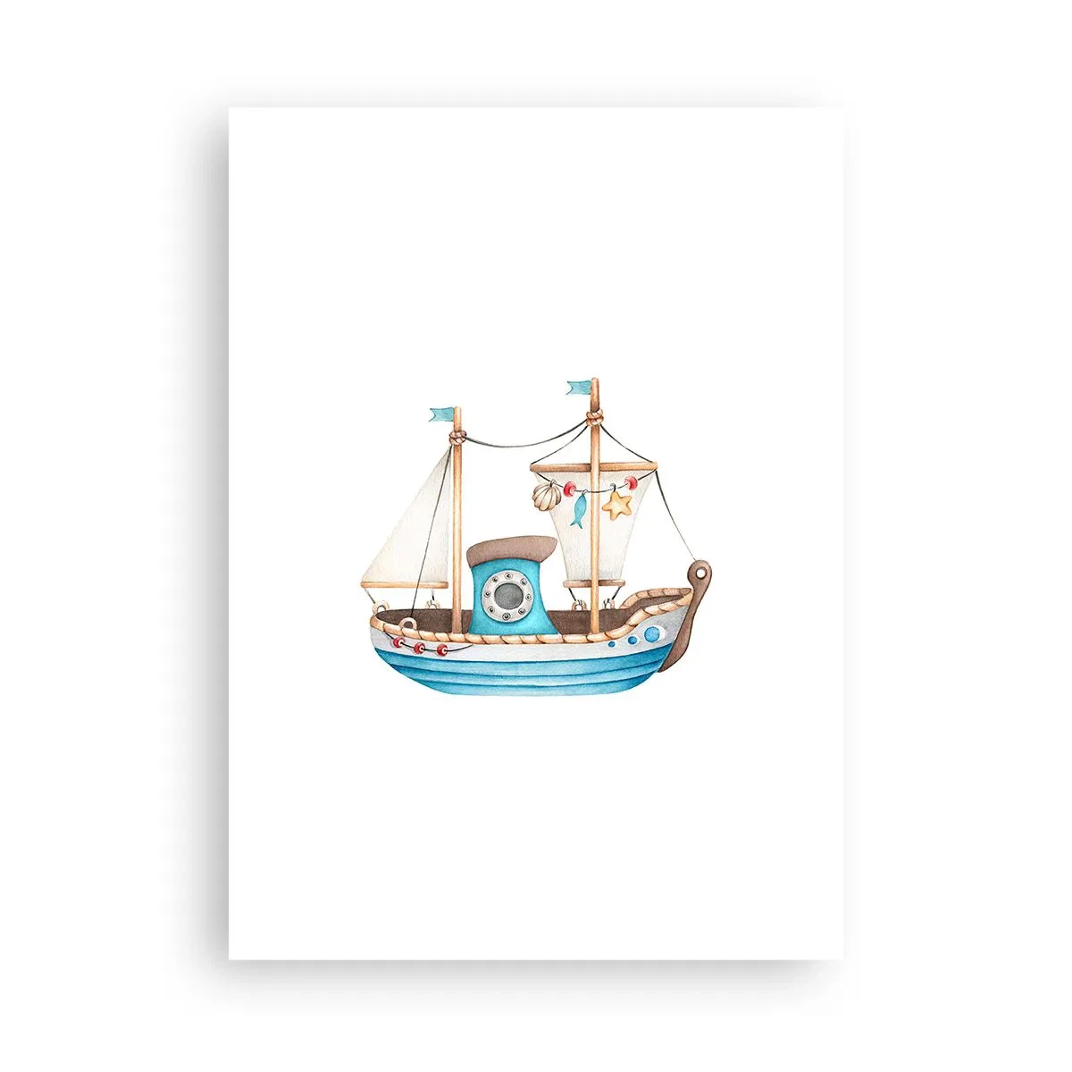 Plakat - Ohøj, eventyr! - 50x70 cm