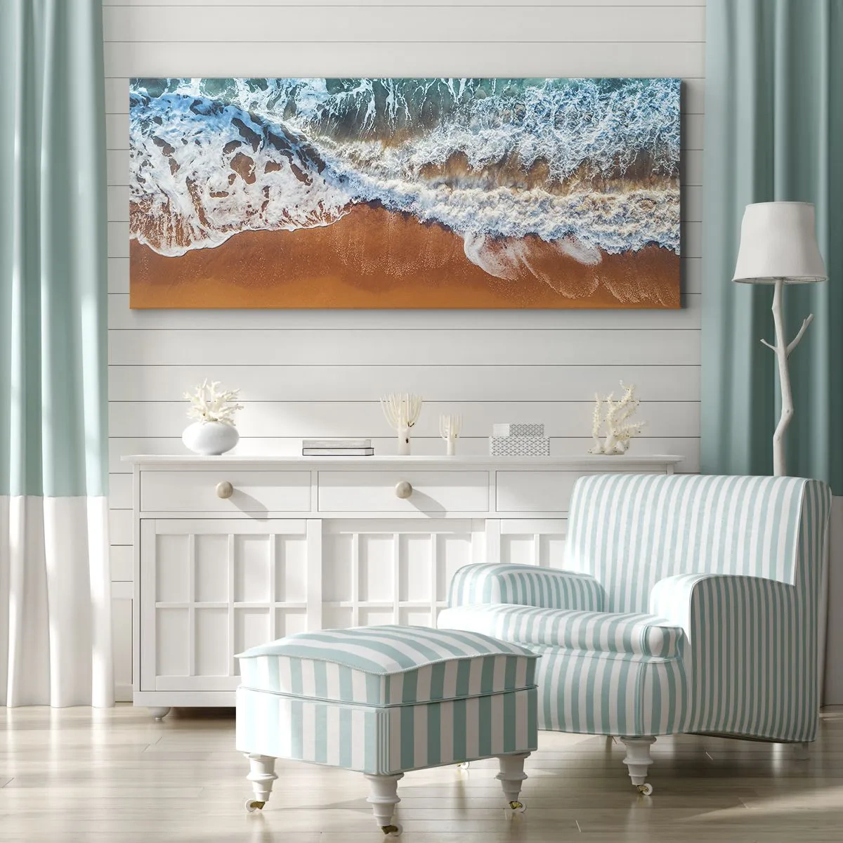Lærredstryk - Billede på lærred - Altid i tandem - 100x40 cm