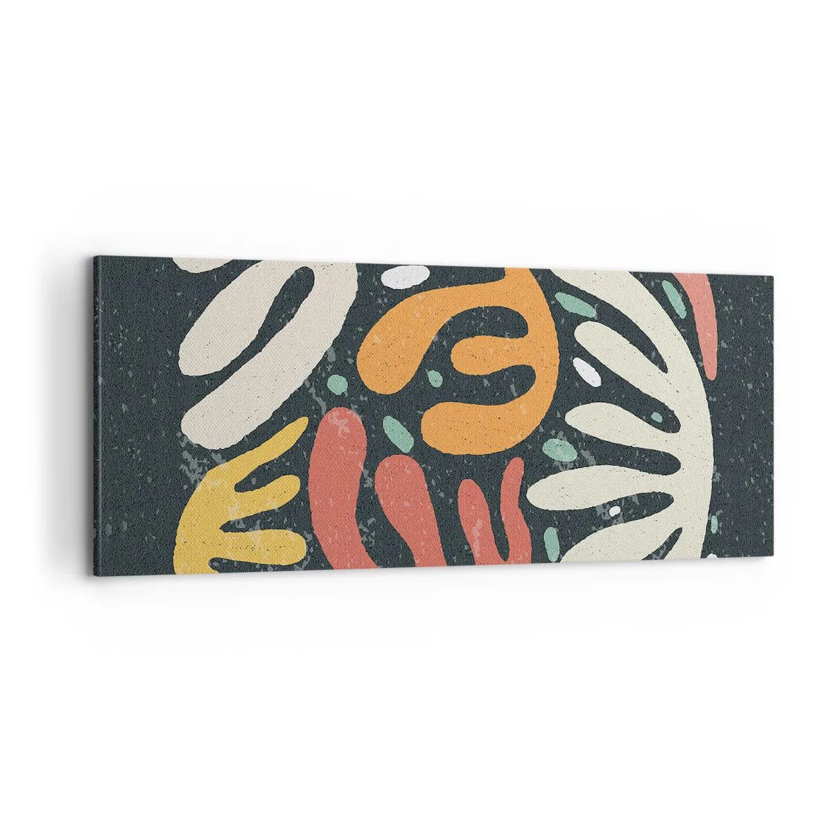 Lærredstryk - Billede på lærred - Komposition - jeg er ved at fange dig - 100x40 cm