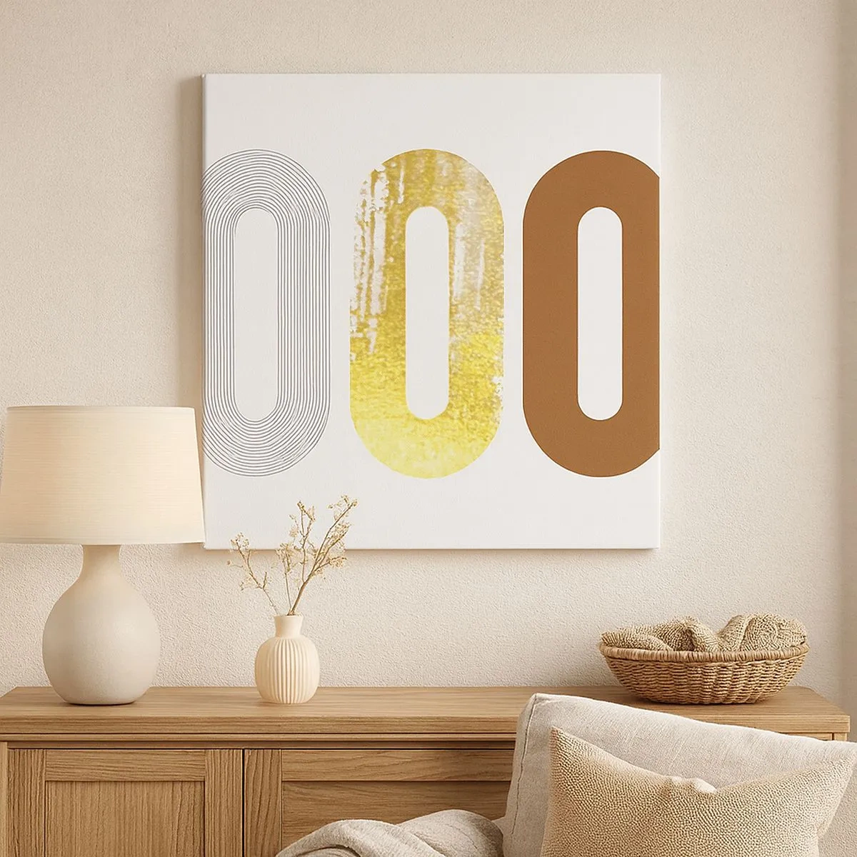 Lærredstryk - Billede på lærred - Åhhh! - 30x30 cm