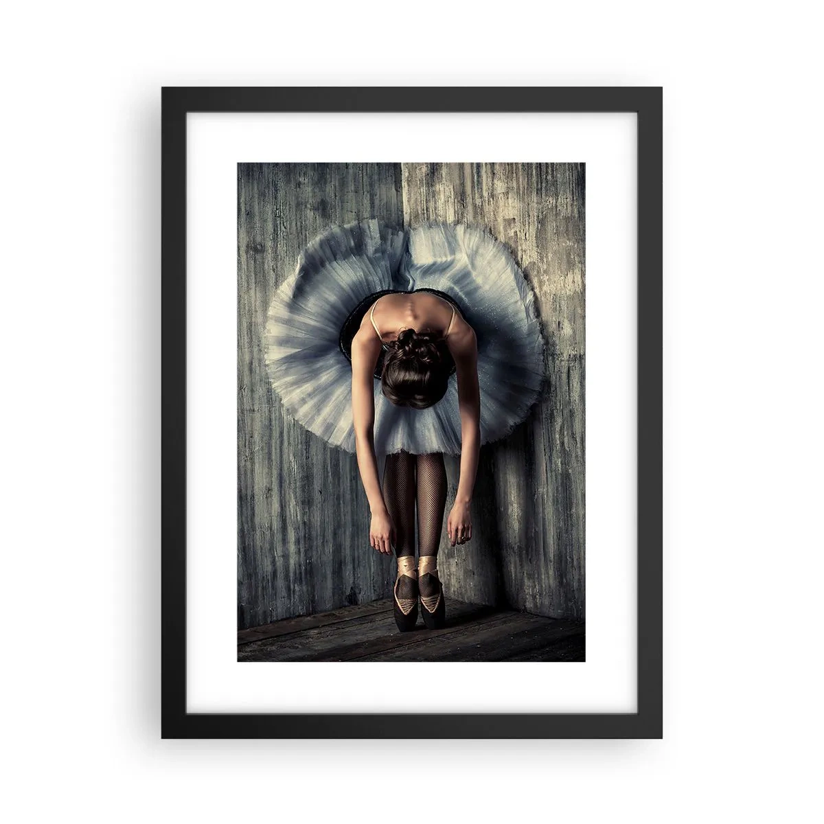 Plakat i sort ramme - Når musikken stopper - 30x40 cm