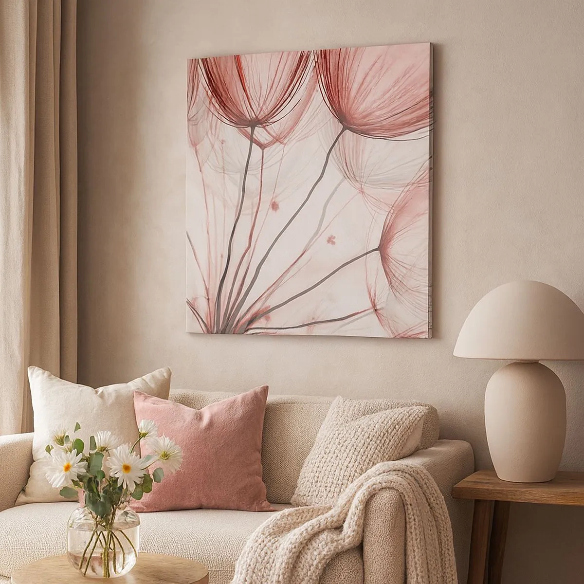 Lærredstryk - Billede på lærred - Før afgang - 30x30 cm