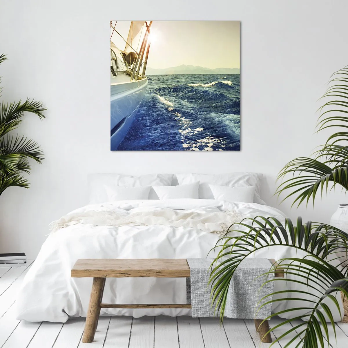 Lærredstryk - Billede på lærred - For eventyr - 70x70 cm