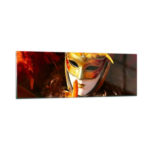Billede på glas - Mystik er en del af spillet - 90x30 cm