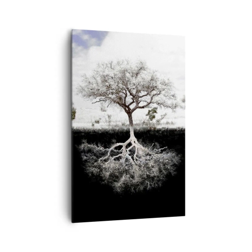 Lærredstryk - Billede på lærred - Opdagelse af verdens natur - 80x120 cm