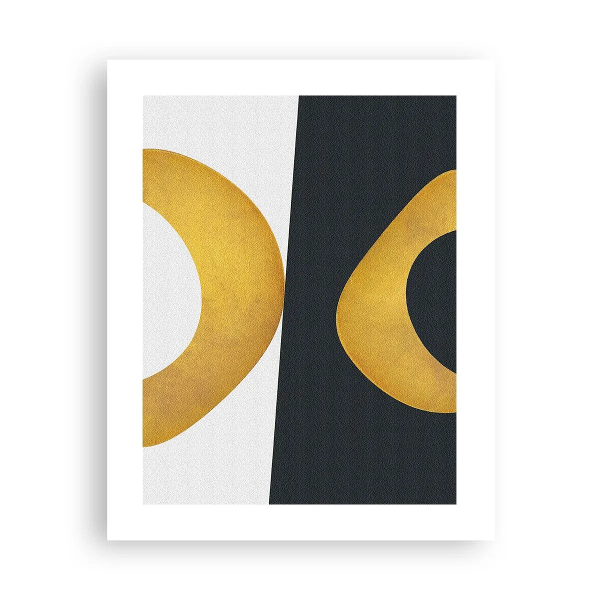 Plakat - Først: guld - 40x50 cm