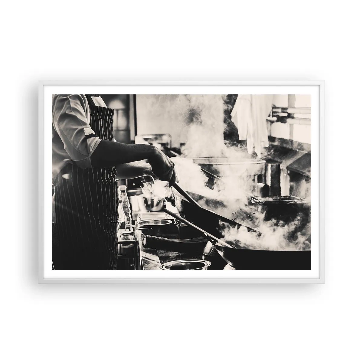 Plakat i hvid ramme - Smagernes alkymi - 100x70 cm