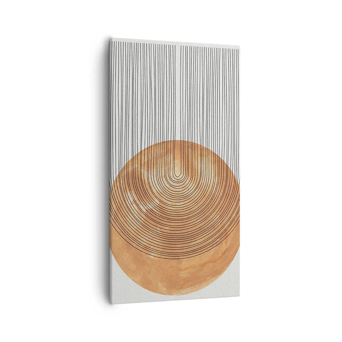 Lærredstryk - Billede på lærred - En solrig komposition - 55x100 cm