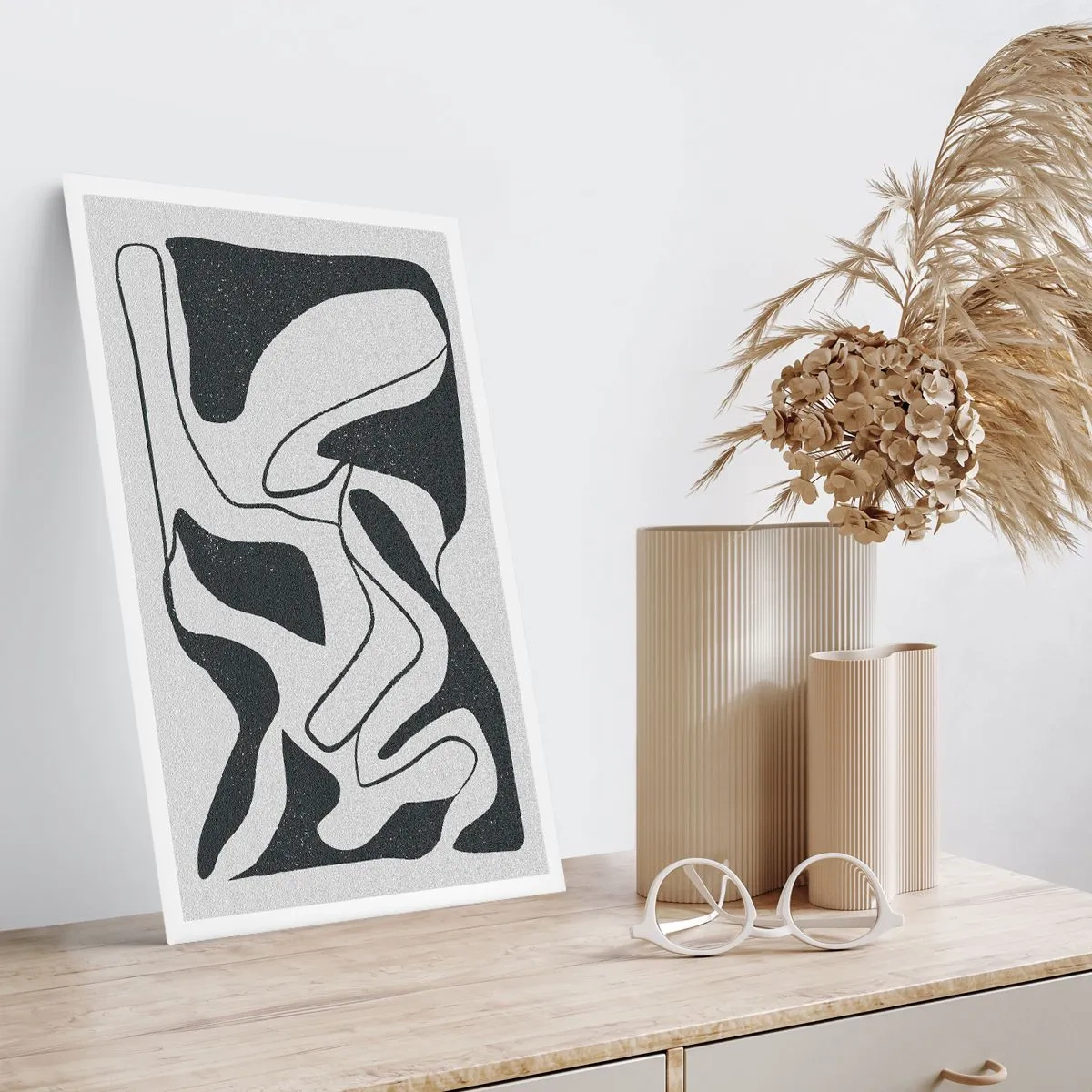 Plakat - Abstrakt leg i en labyrint - 70x100 cm