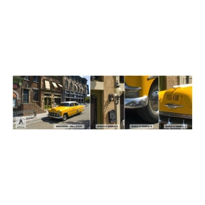 Fototapet Prøve Standard Eco - Der var engang i Amerika - By, Taxa, New York - 100x30 cm