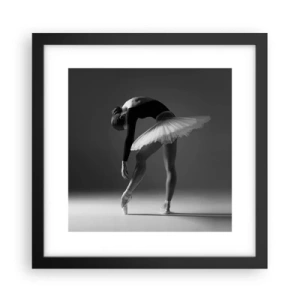 Plakat i sort ramme - Bella balerina - 30x30 cm