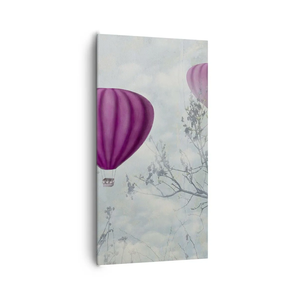 Lærredstryk - Billede på lærred - Som skibe på himlen - 65x120 cm