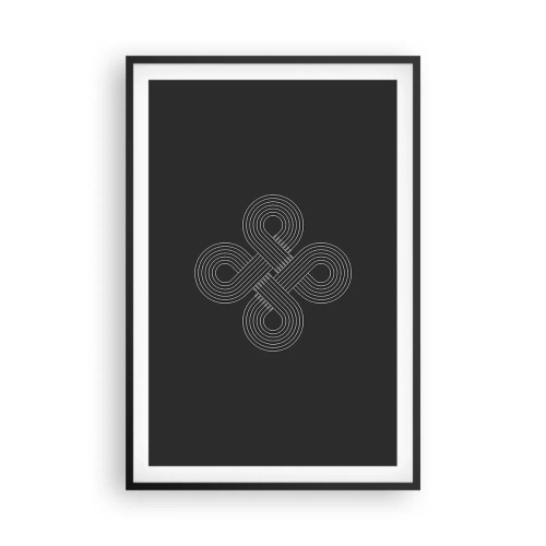 Plakat i sort ramme - I den keltiske ånd - 61x91 cm