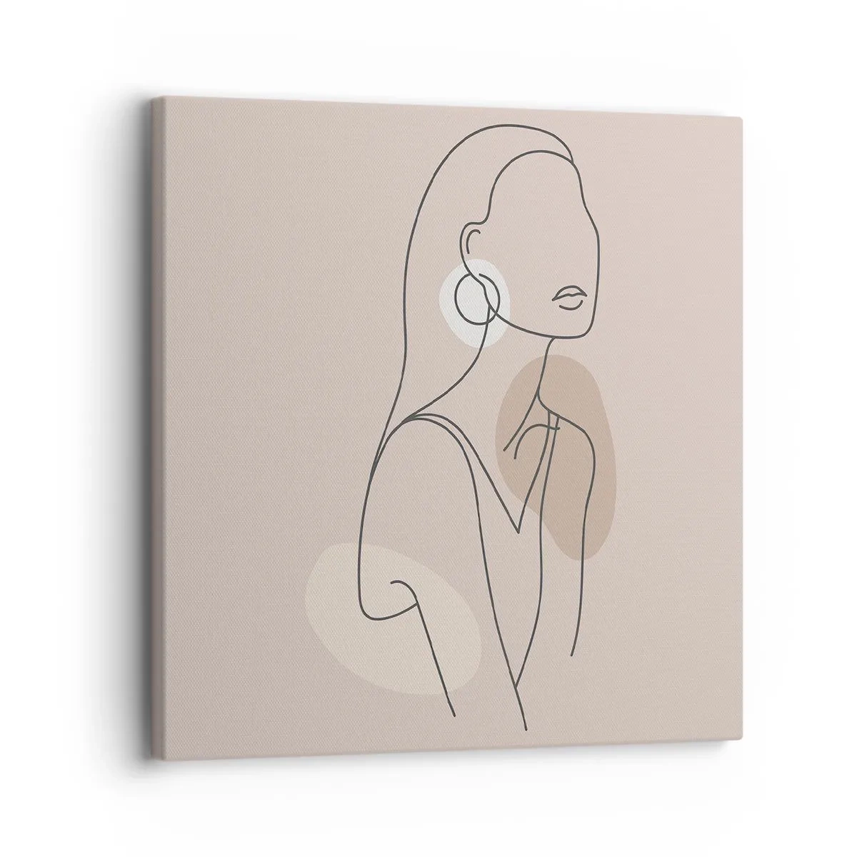 Lærredstryk - Billede på lærred - Et ikon for pigelivet - 30x30 cm