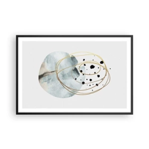 Plakat i sort ramme - I rummets favntag - 91x61 cm