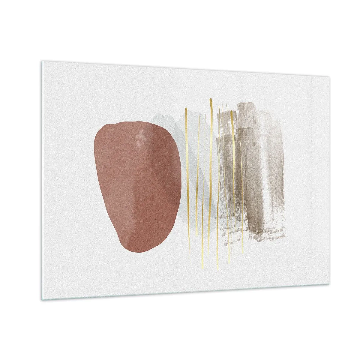 Billede på glas - Abstrakt kolonnade - 100x70 cm