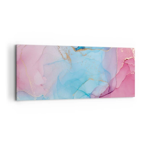 Lærredstryk - Billede på lærred - Møde og gennemtrængning - 120x50 cm