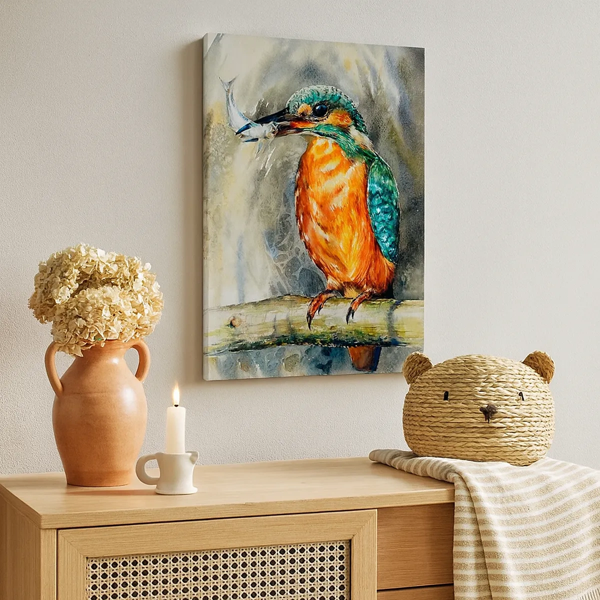 Lærredstryk - Billede på lærred - Naturens lov - 50x70 cm