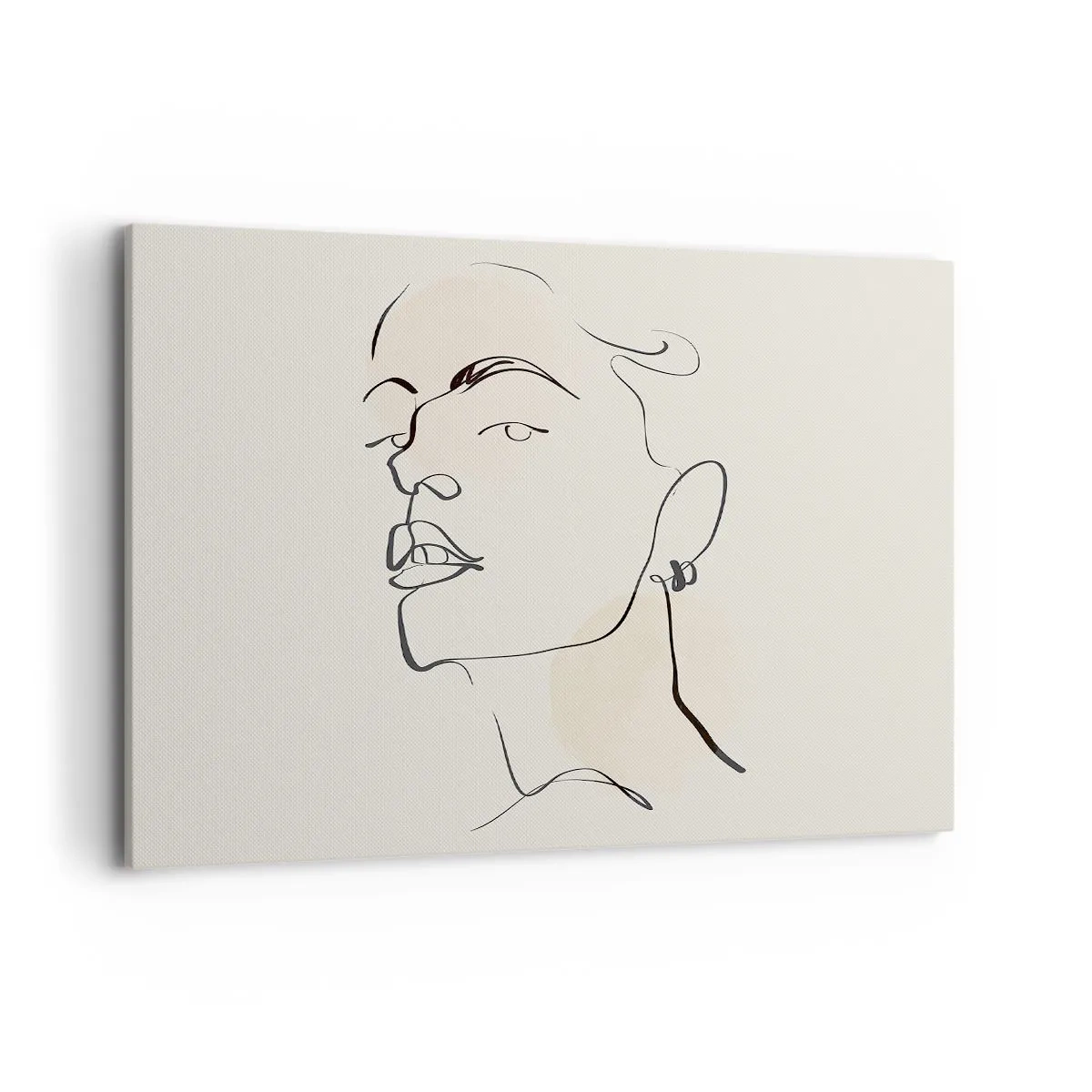 Lærredstryk - Billede på lærred - Et stolt blik - 100x70 cm