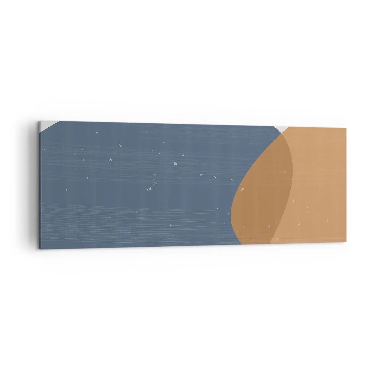 Lærredstryk - Billede på lærred - Ovaler og påvirkninger - 140x50 cm