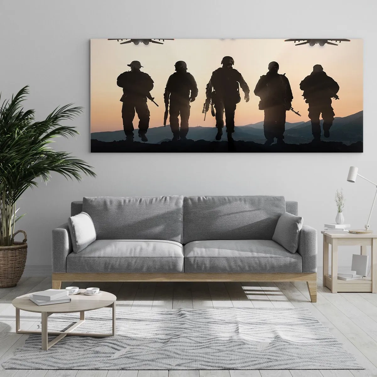 Billede på glas - Velkommen til vores verden - 120x50 cm
