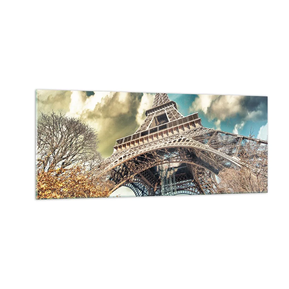 Billede på glas - Og i efteråret i Paris... - 100x40 cm