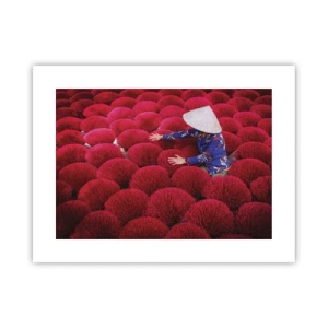 Plakat - I en rismark - 40x30 cm