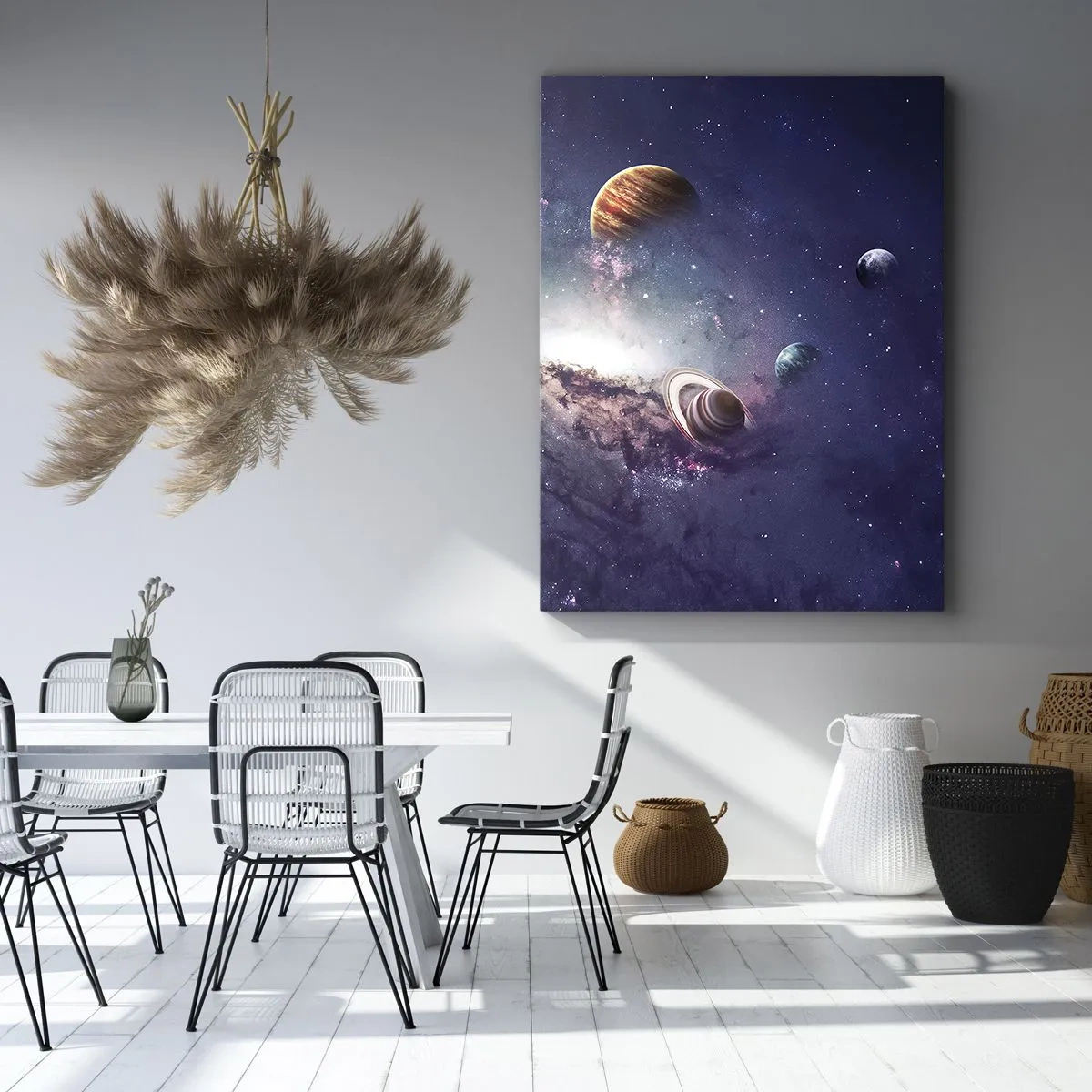 Lærredstryk - Billede på lærred - Systemet med soldans - 50x70 cm