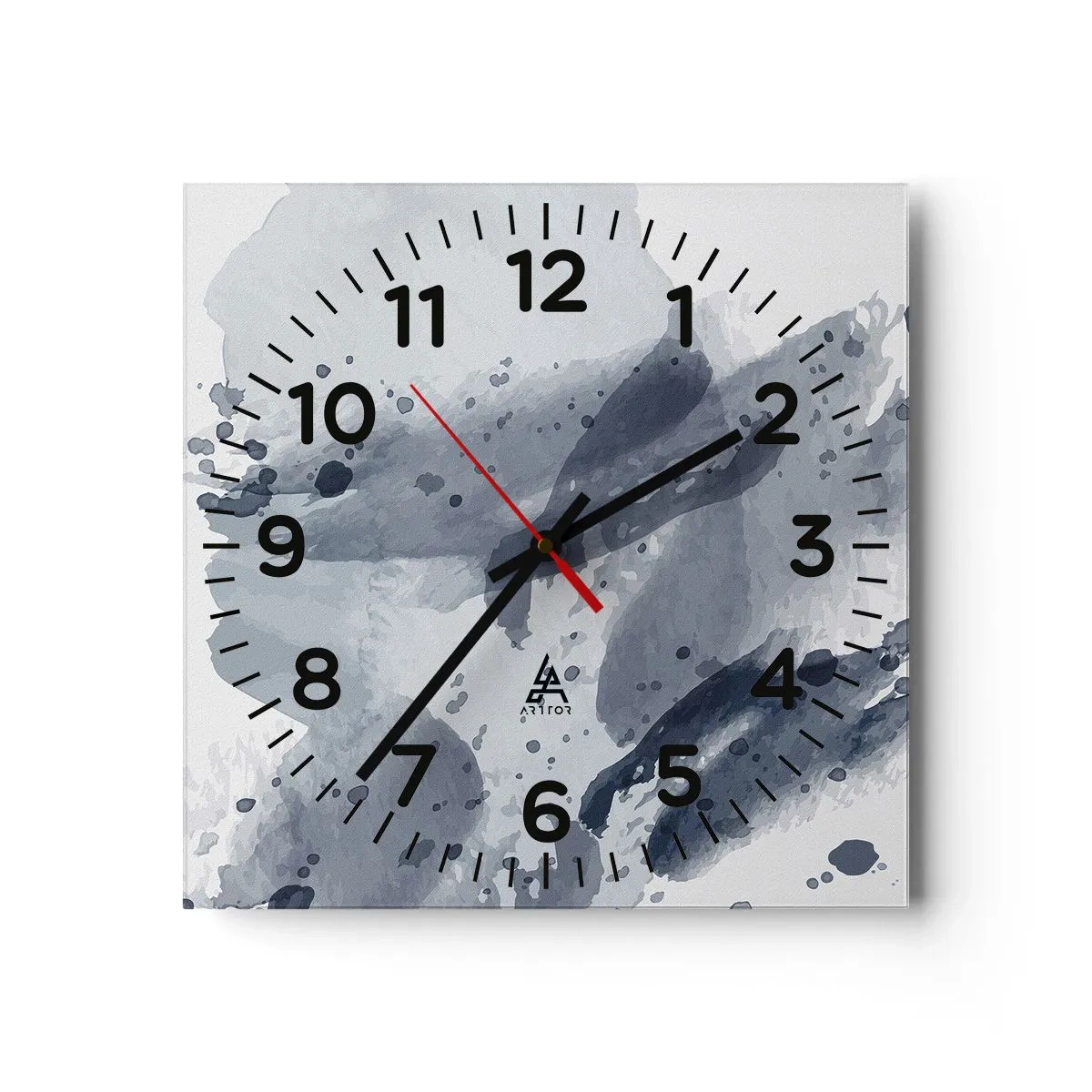 Vægur, Uret - En undersøgelse af vandets natur - 40x40 cm