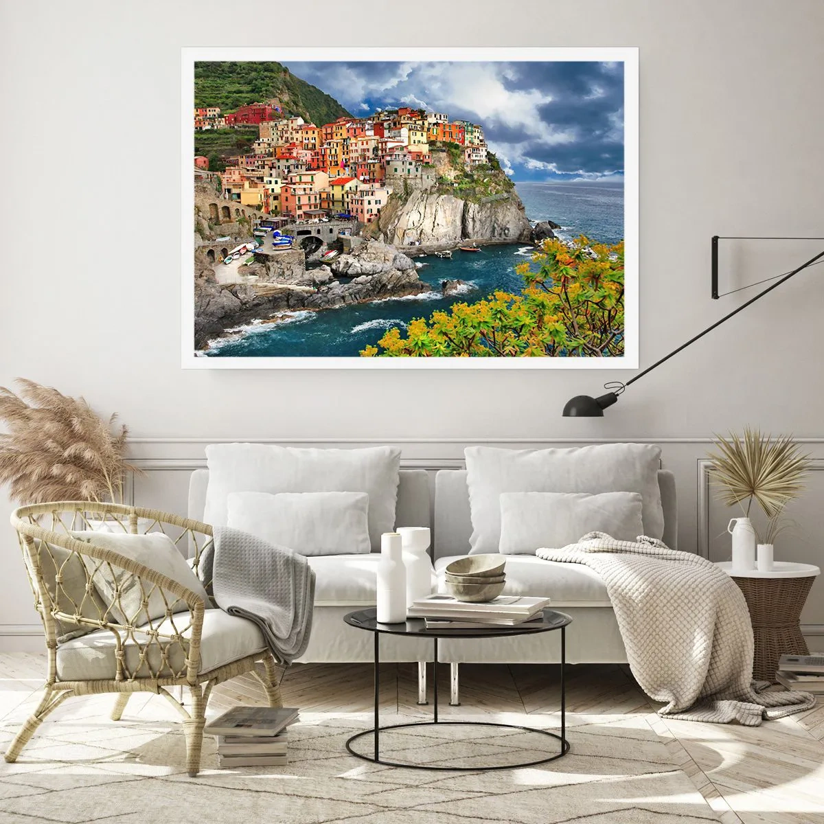 Plakat - En klynge klæber sig til klipperne - 40x30 cm