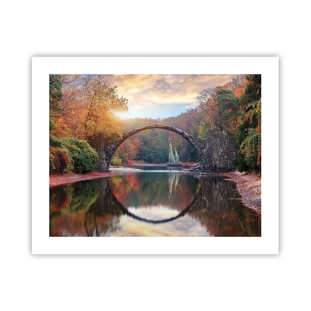 Plakat - På den anden side af spejlet - 50x40 cm