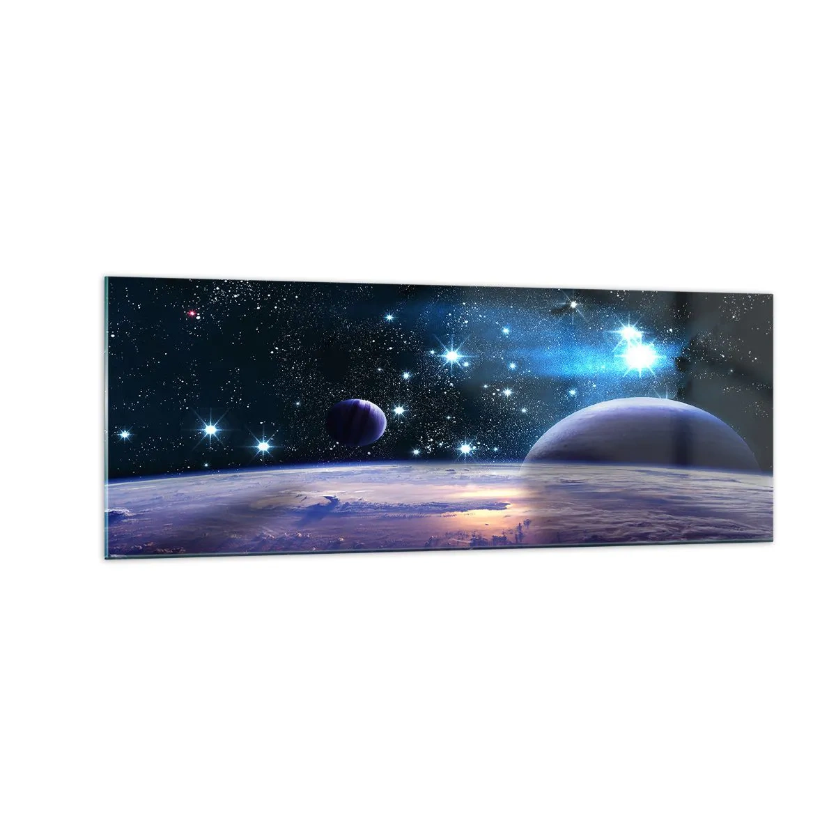 Billede på glas - Er du stadig alene? - 140x50 cm