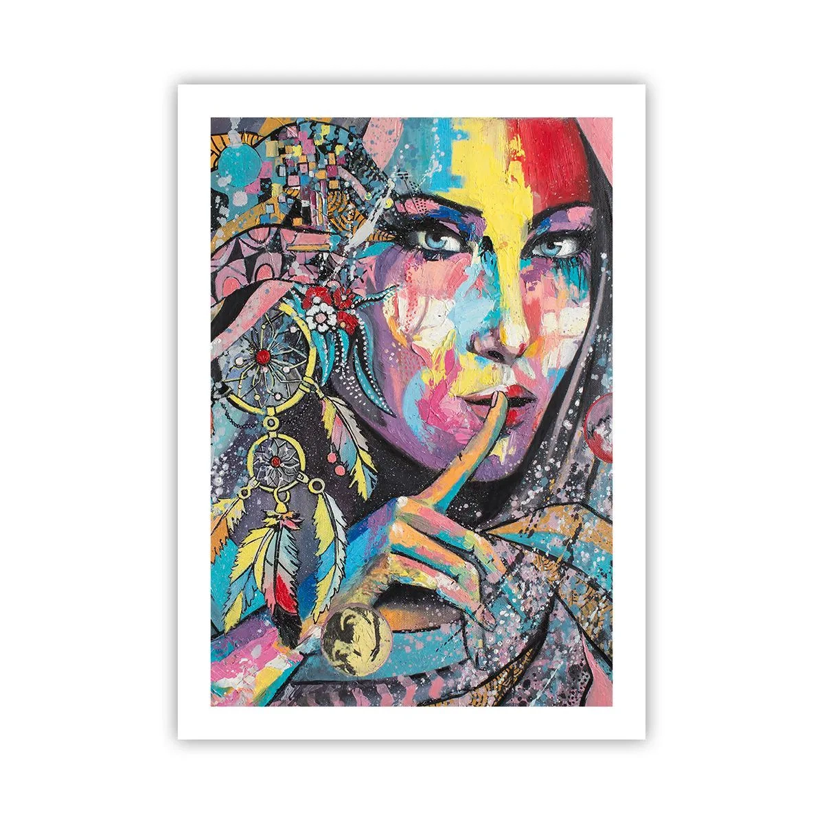 Plakat - Vær tavs, indtil du forstår - 50x70 cm