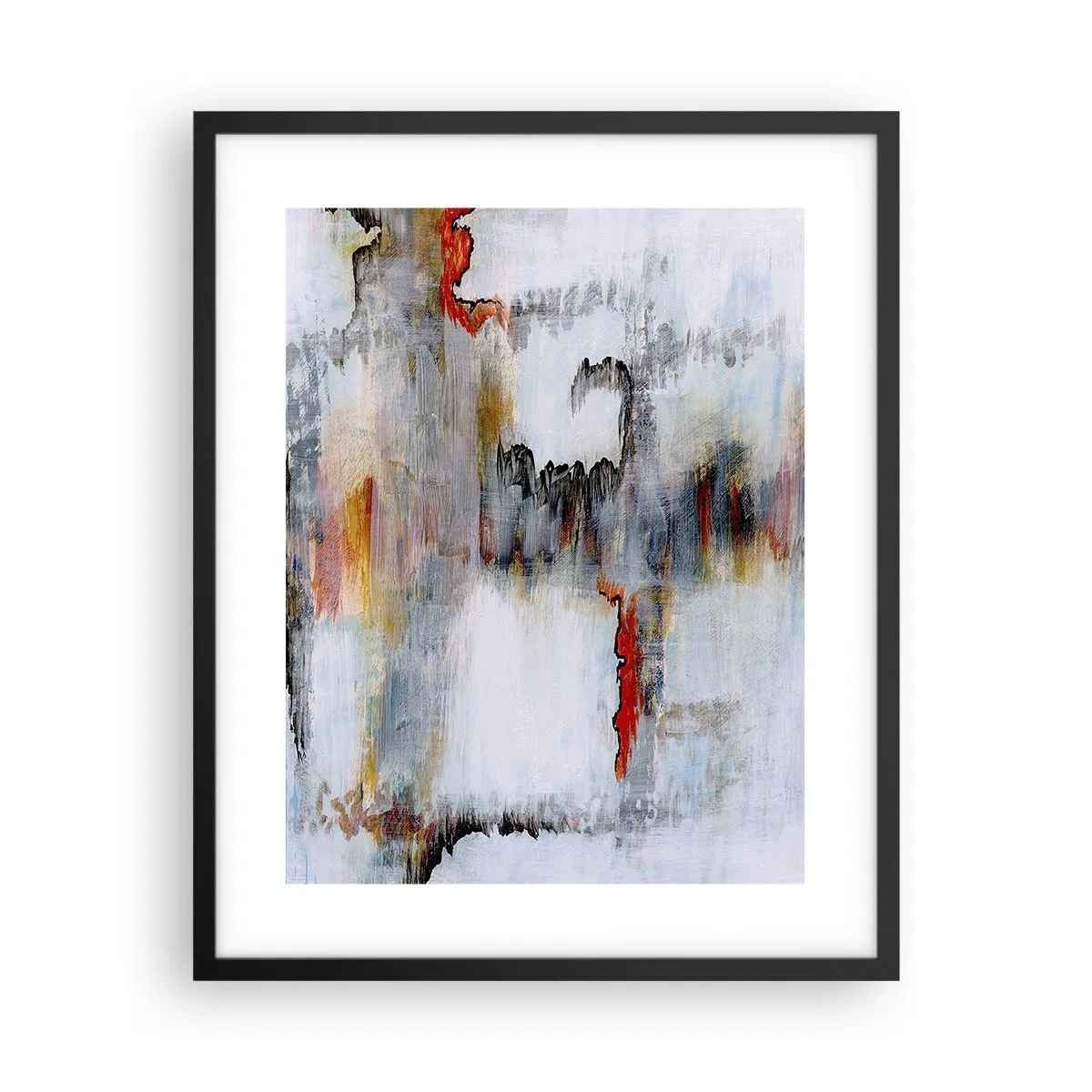 Plakat i sort ramme - En pind på vandet - 40x50 cm