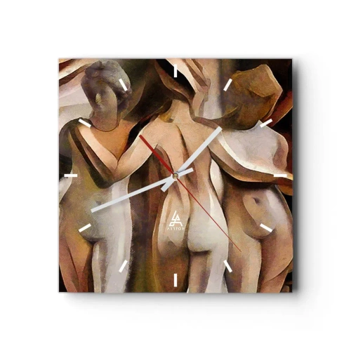 Vægur, Uret - Tre Nåder 2.0 - 30x30 cm