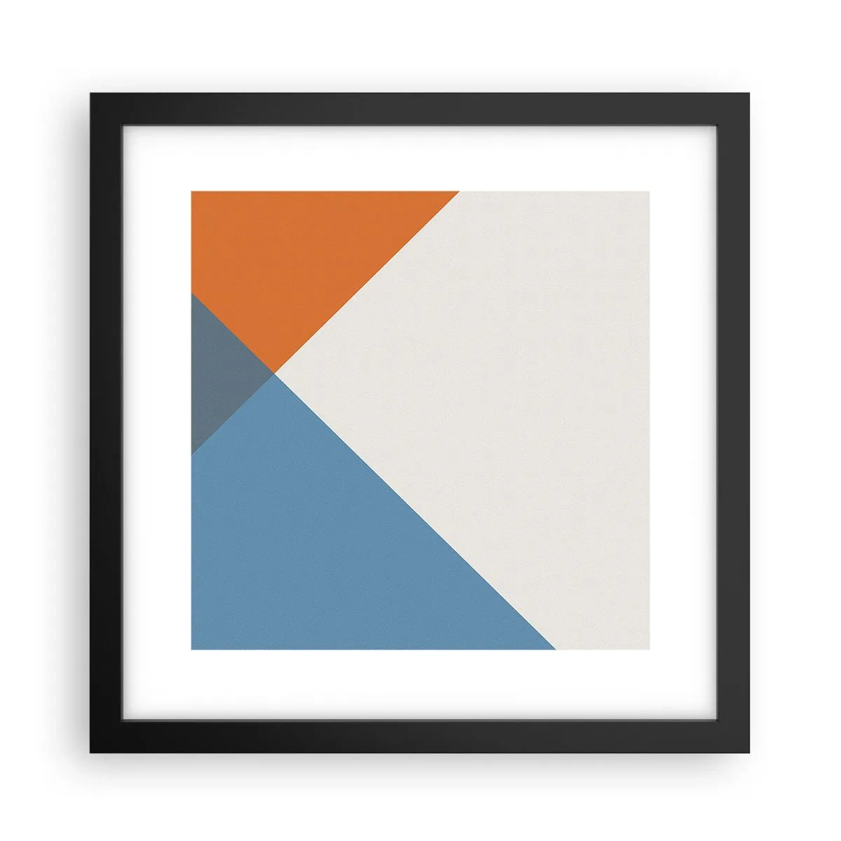 Plakat i sort ramme - Med hensyn til ... - 30x30 cm