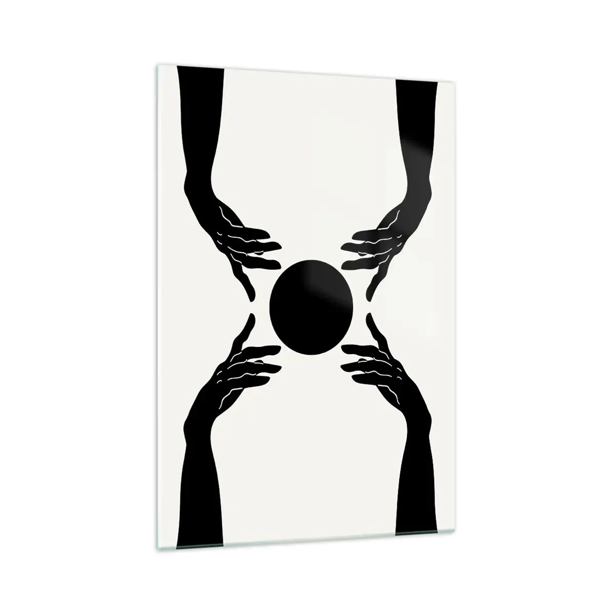 Billede på glas - Et hemmeligt tegn - 70x100 cm