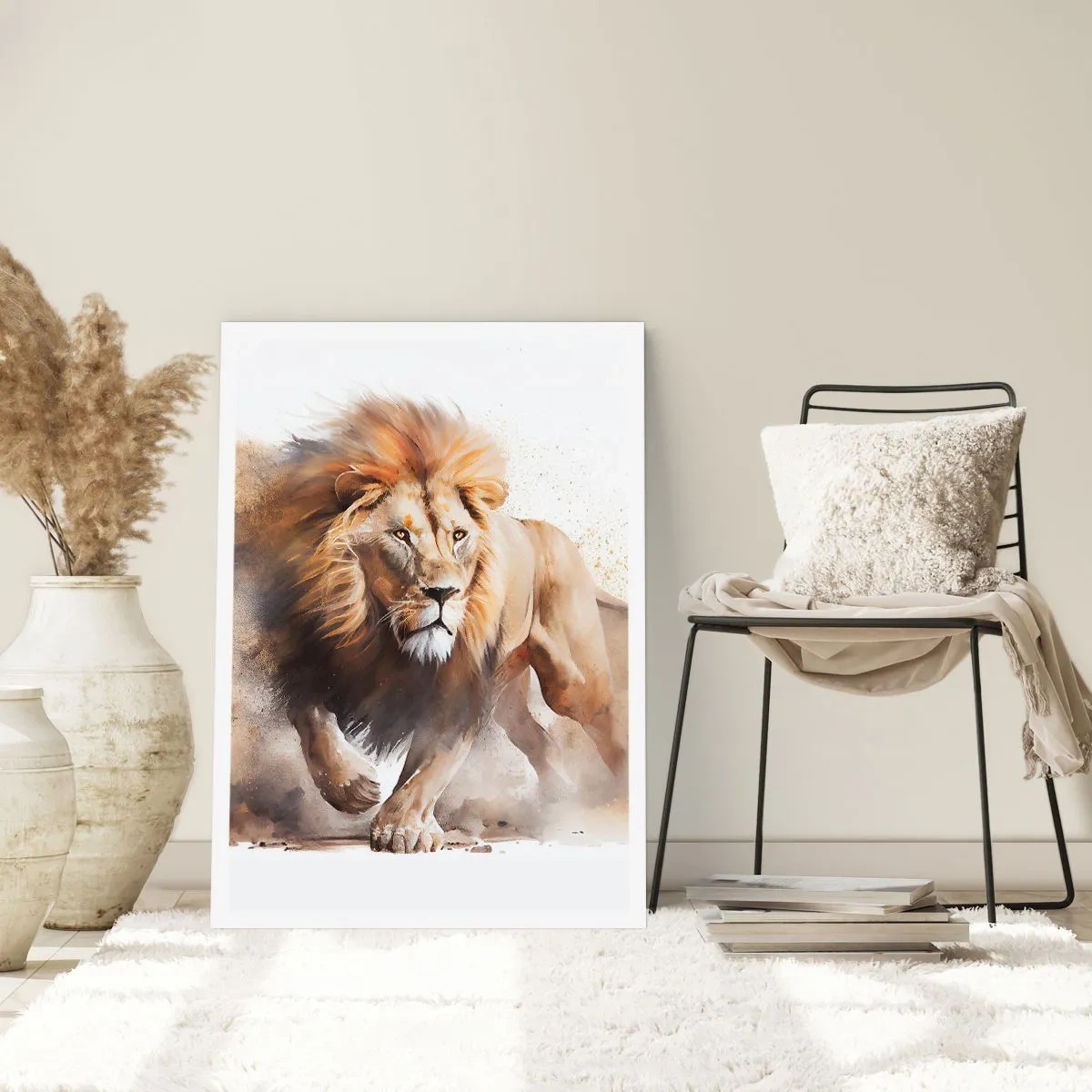 Plakat - Kongen er taget af sted - 50x70 cm