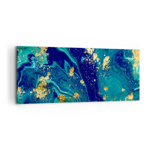 Lærredstryk - Billede på lærred - Solblade - 100x40 cm