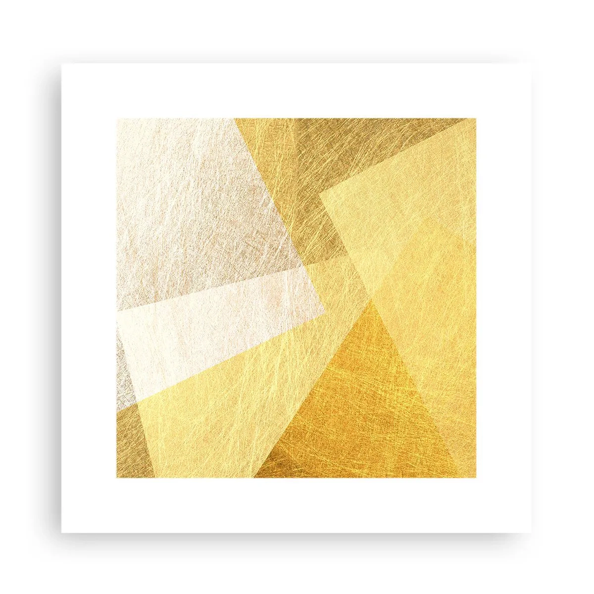 Plakat - Geometriens vejr - 30x30 cm
