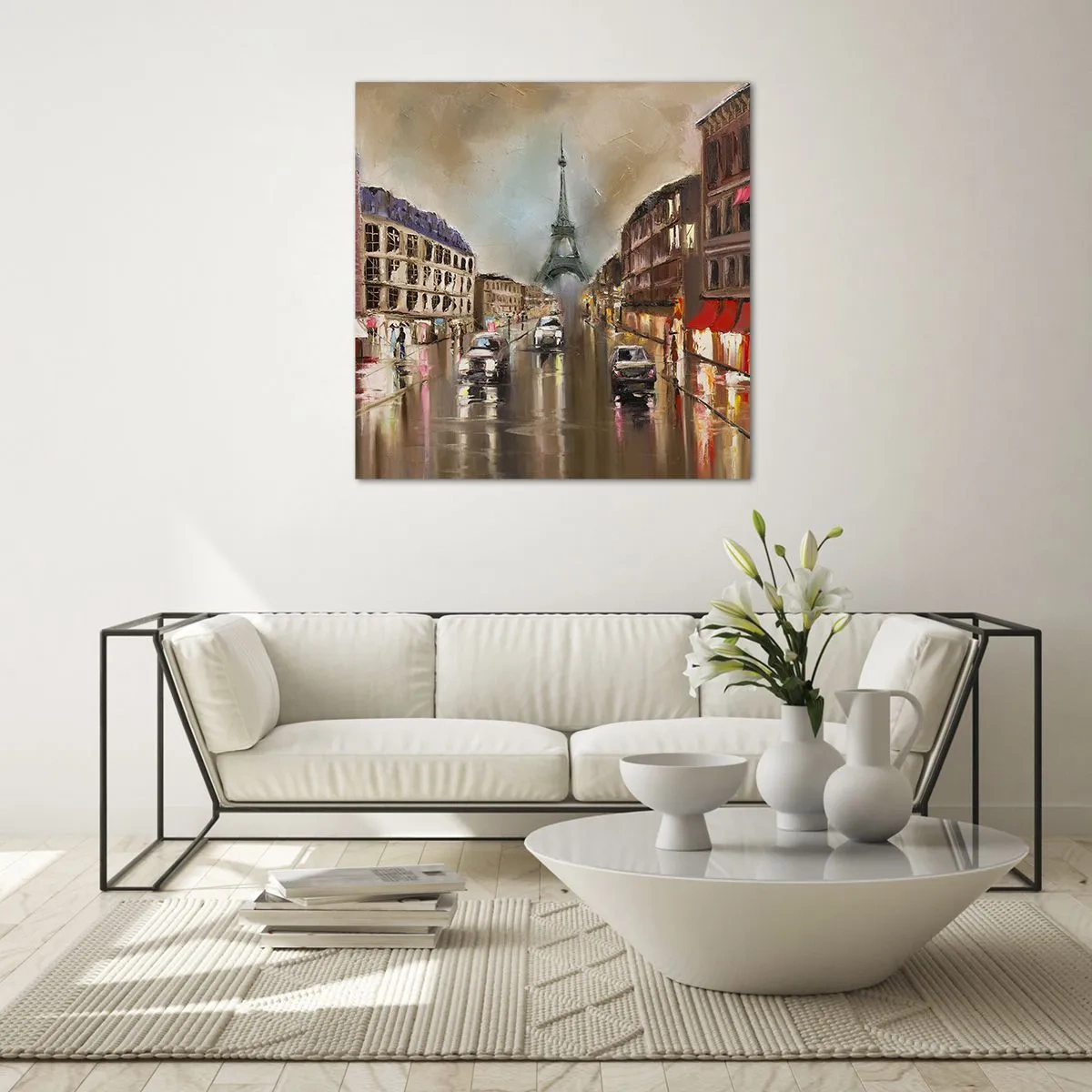 Billede på glas - Det eneste, der betyder noget, er hende - 50x50 cm