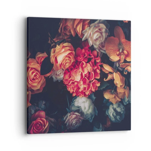 Lærredstryk - Billede på lærred - Ligesom de hollandske mestre - 40x40 cm