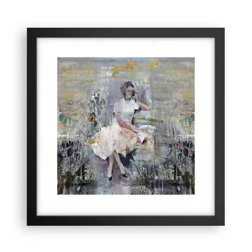 Plakat i sort ramme - Klassisk og moderne - 30x30 cm