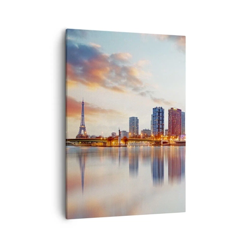Lærredstryk - Billede på lærred - Den monumentale ro i Paris - 50x70 cm