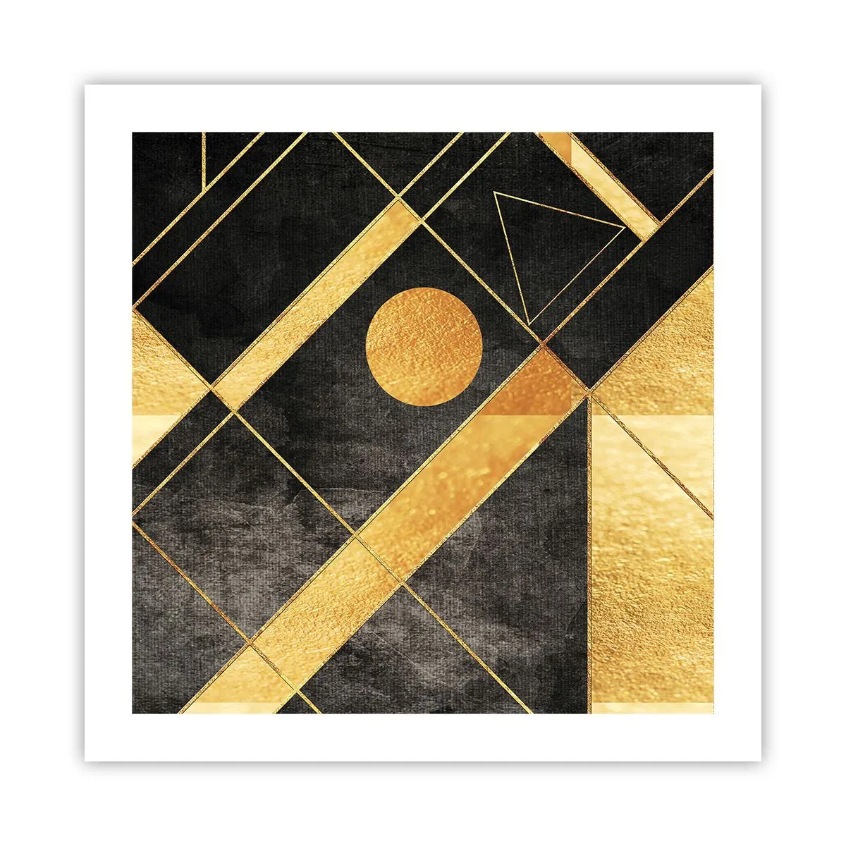 Plakat - Ørkenens sol - 50x50 cm